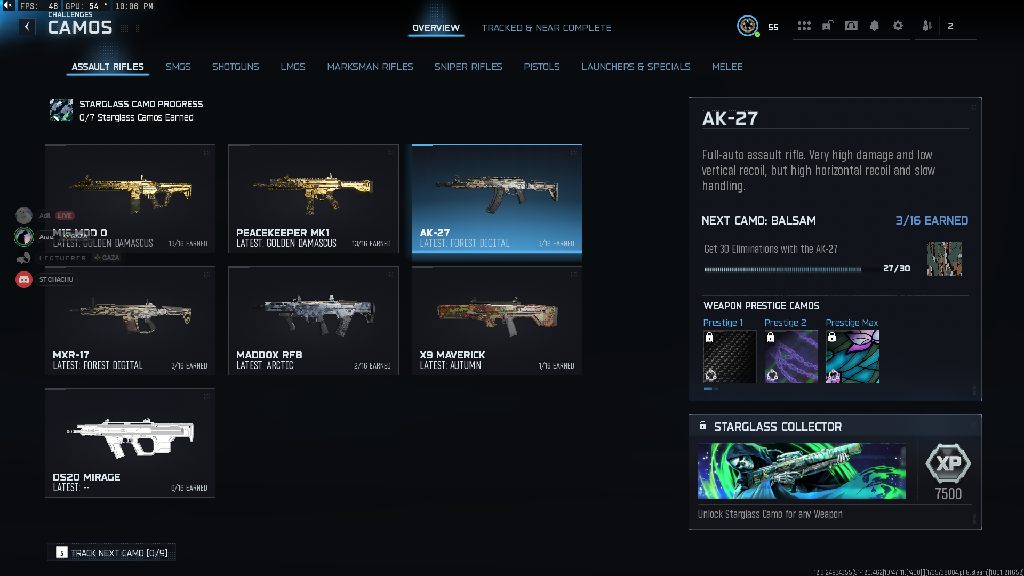 💐 BO7 💐 Level 55 💐 3 Shattered Gold Camos 💐 39 Camos Unlock 💐 1-3 Guns Maxed 💐 Full Access 💐 Handmade 🔗 Linkable: Steam • Battle.net • PSN • Xbox #cqUiHP