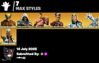 ?[PC/PSN/XBOX]? 27 skins ⚡ Predator | Menace | Mandalorian | Doctor Doom | Wolverine | Storm | Ravenpool | Tony Stark | Jennifer Walters | Ghost Rider | Thor | 150 VB