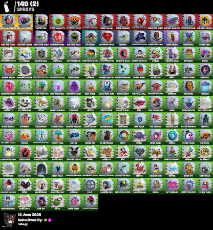 ? 124 SKINS ? Blue Team Leader ✨ Gold Midas ? Gold Brutus ✨ Cloud Striker ? Blue Striker ✨ Eternal Knight ? Ronin ✨ Kymera ✨ Menace ? 1050 VB