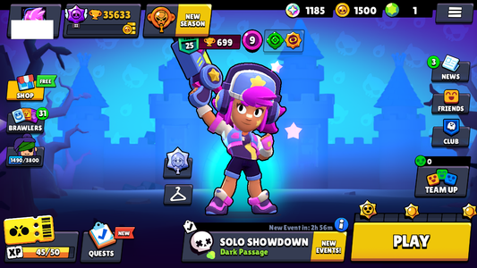 GEMS SPENT 13771 | 43K Trophy | 149 SKINS | STAR SHELLY, BELLE GOLDHAND, DARK LORD SPIKE, JOCK STU, TOON SPIKE, DASIS GROM, MOLDY MIKE, RODEO HANK, ANGEL LILY, CHICKEN RICO, DOCTOR EDGAR, STONE TROLL LOU | 86 Brawler | FULL ACCESS | IOS/ANDROID