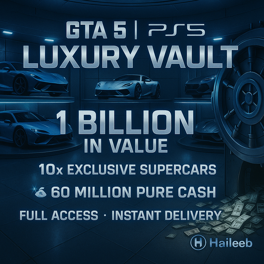 🦌 PS5 🦕 1 Billion Total ( 60million Pure Cash + Cars ) 🦜10x SuperCars  ✔ GTA 5 Top-tier Account ⚡ Next-Level Flex ⚡ Verified Login Access 🚀 Golden Transfer Method #q244wN