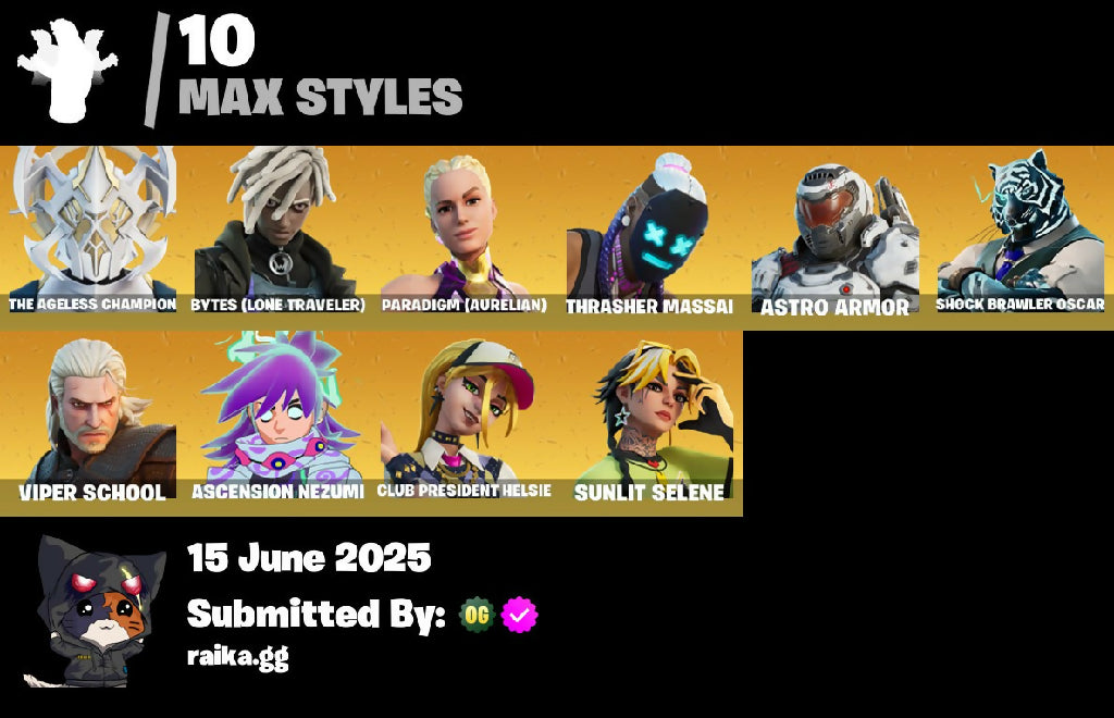 [PC/PSN/XBL] 37 skins | Twyn | The Ageless | Era | Firebrand | Nezumi | Renzo the Destroyer | Peter Griffin | Paradigm (Reality-659) | Valeria | 600 VB