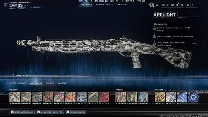 BO7 I Level 55 I 12x Arclight Camos I 12x Shattered Gold I 181 Camos Unlock I Ranked Ready I Handmade I Linkable: Steam • Battle.net • PSN • Xbox