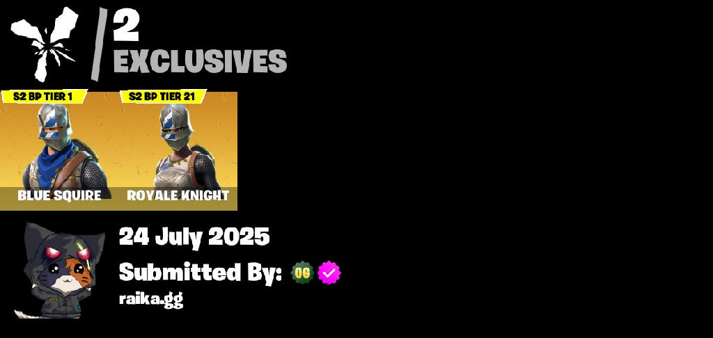 24 skins | Blue Squire | Royale Knight | Drift | Ragnarok | Calamity | Wild Card | Gear Specialist Maya | Wukong | Hollowhead | Sledgehammer | 450 VB