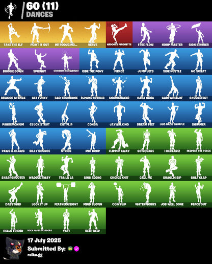 ? 59 skins ? OG STW | Gold Brutus | Fishstick (World Cup) | Gold Midas | Trilogy | Carbon Commando