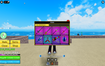 [Blox Fruits] | ⚡ Level 2650 | 🍈 Leopard (Unused) | 👊 Godhuman | 🍀 Random Luck (CDK + SOUL) | ✨ High Legendary Fruit Rate (90%) | ⚠️ Unverified | #D4N7K2Q