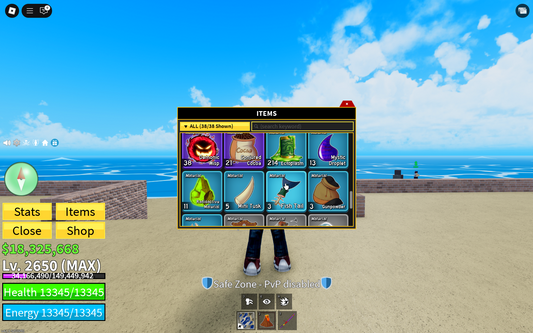 [Blox Fruits] | ⚡ Level 2650 | 🍈 Leopard (Unused) | 👊 Godhuman | 🍀 Random Luck (CDK + SOUL) | ✨ High Legendary Fruit Rate (90%) | ⚠️ Unverified | #D4N7K2Q