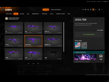📀 BO6 + WZ4 | ✨ 33x Dark Matter Skins | 🎯 9x META Loadouts (Sniper, Fear1, Krig C, LC10...) 🧱 Level 55 | 🧿 50 Wins Secured | 🎮 Crossplay Ready: Steam • BNET • PSN • Xbox #DvRduK