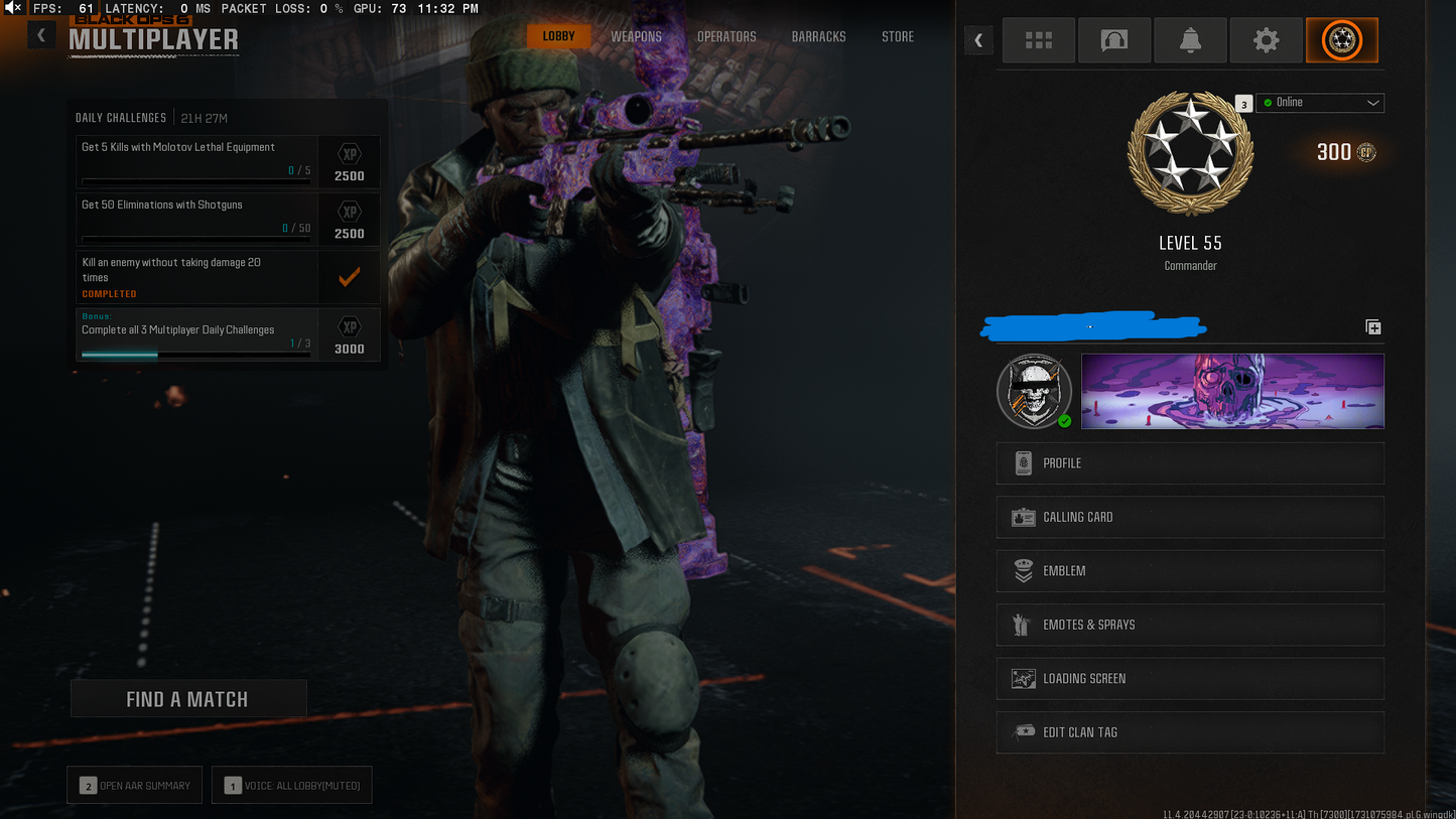 (BO6) Dark Matter Camo Unlock On 50 Guns | Black Ops 6