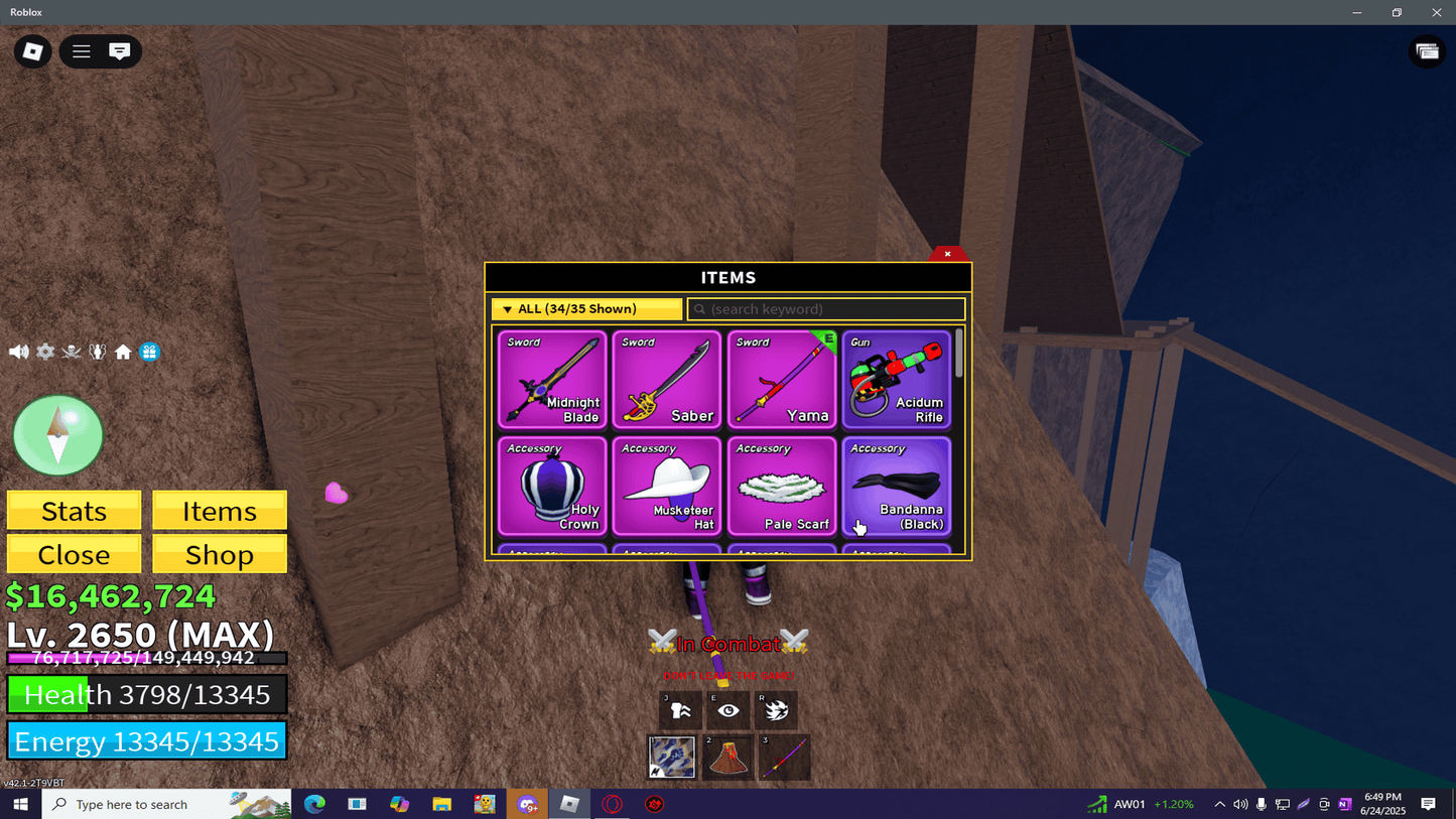 [Blox Fruits] | ⚡ Level 2650 | 🌌 Gravity (Unused) | 👊 Godhuman | 🍀 Random Luck (CDK + SOUL) | ⚠️ Unverified | #H8J3M6V