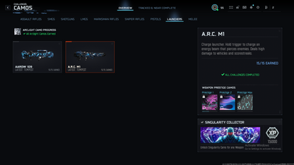 BO7 Singularity Camo Hand Unlock Service (Final MP Mastery) | Tempest, Arclight l 100% Safe