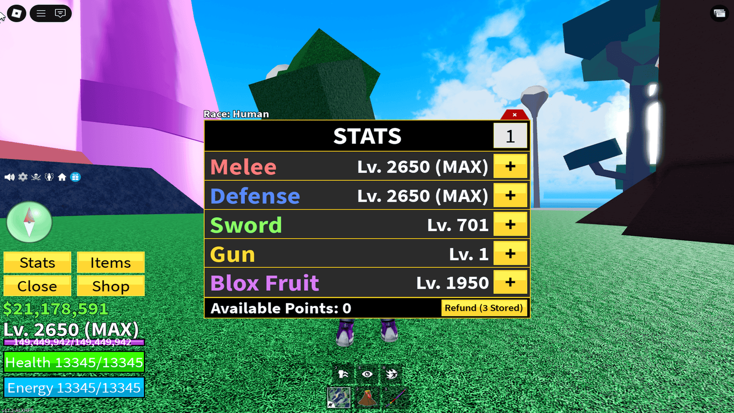 [Blox Fruits] | ⚡ Level 2650 | 💨 GAS (Unused) | 🍀 Random Luck (CDK + SOUL) | 👊 Godhuman | ✨ 90% Legendary Rate | ⚠️ Unverified | #T9P1L5X