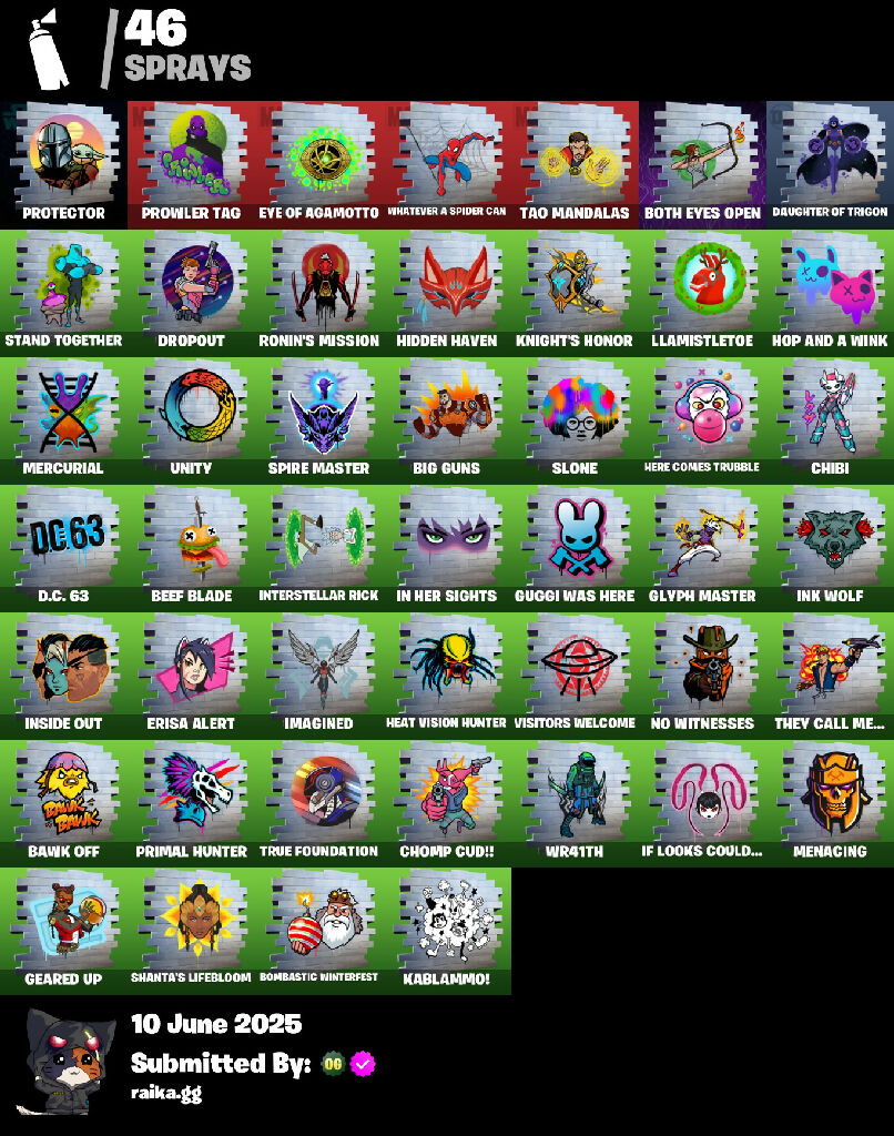 ?[PC/PSN/XBL]? 51 skins ? Marshmello ? Spiderman? Ryu ? Joey ? Menace ? Raz ? Ronin ? Kymera ? Predator ? The Origin ? The Imagined ? The Foundation ? Spire Assassin ? Hunter