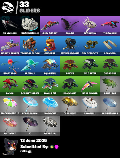 [PC/XBL/NINTENDO] ✨32 Skins ✨ Catalyst ? The Prisoner ✨ Calamity ? Blackheart ✨ Hybrid ? Rox ✨ Sentinel ? The Ice King ✨ 600 VB