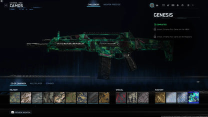 BO7 Genesis Camo Hand Unlock Service (Final Campaign Mastery) | Moonstone , Chroma Flux l 100% Safe