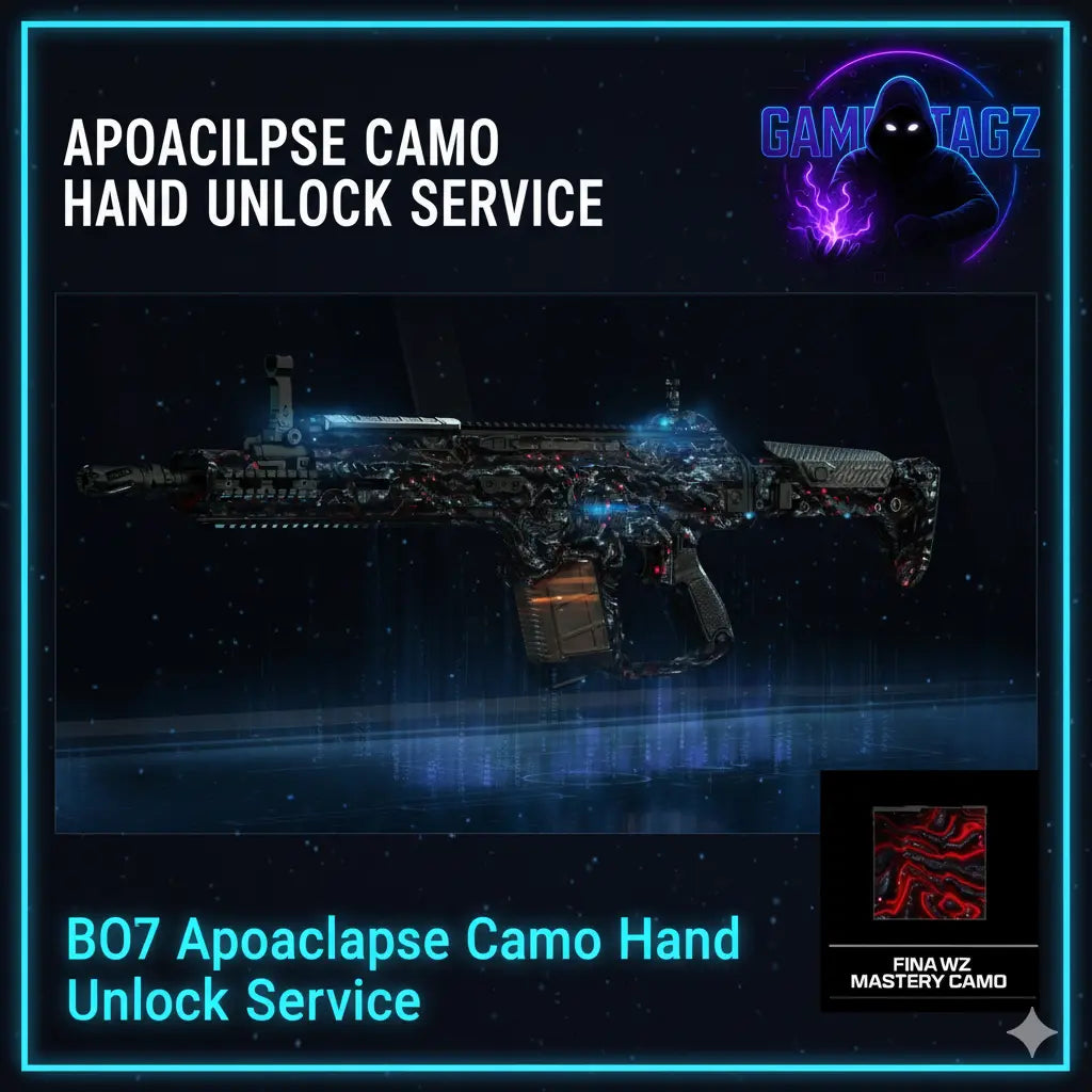 BO7 Apocalypse Camo Hand Unlock Service (Final WZ Mastery) | Starglass , Absolute Zero l 100% Safe