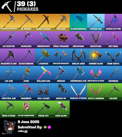 ?[XBOX/NINTENDO/PC]? 55 skins ? OG STW ? Ryu ? Chun-Li ? Lynx ? Calamity ? Ragnarok ? Zenith ? Blackheart ? Dire ? Enforcer ? Drift ? The Prisoner ? Menace ? Fusion ? 100 VB