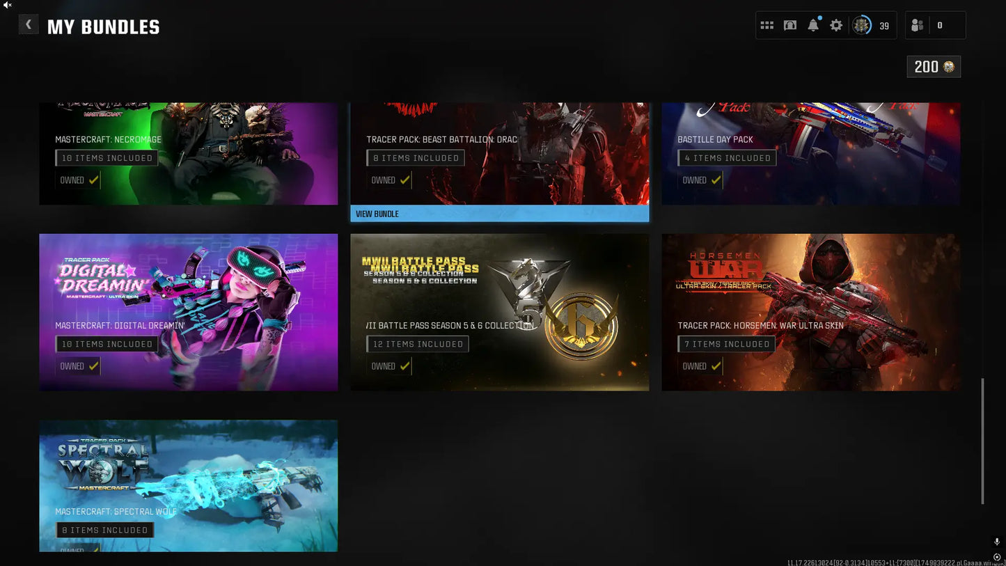 💎 BO6 💥 22 PREMIUM BUNDLES UNLOCKED | 🧠 PRESTIGE COMPLETED 🌀 33x NEBULA • 18x ABYSS | 🔫 30 SWEAT META GUNS MAXED 🏆 50+ RANKED VICTORIES | ⚡ WZ4 QUICK LAUNCH SETUP 🌐 LINKED FOR: STEAM 💻 • BNET 🛠️ • PSN 🎮 • XBOX 🅧 #d2hap5 PSN 🎮 • XBOX 🅧