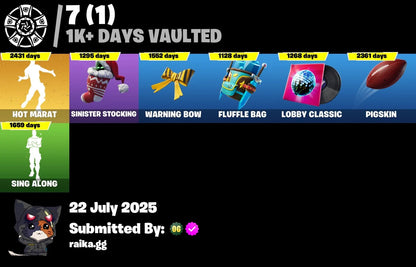 ⭐[PC/PSN/XBOX]✨105 skins ✨ Gold Meowscles | Gold Brutus | Gold Midas | Point It Out | Hot Marat | Rage | Take The Elf | Astroworld Cyclone | Astro Jack | 300 VB