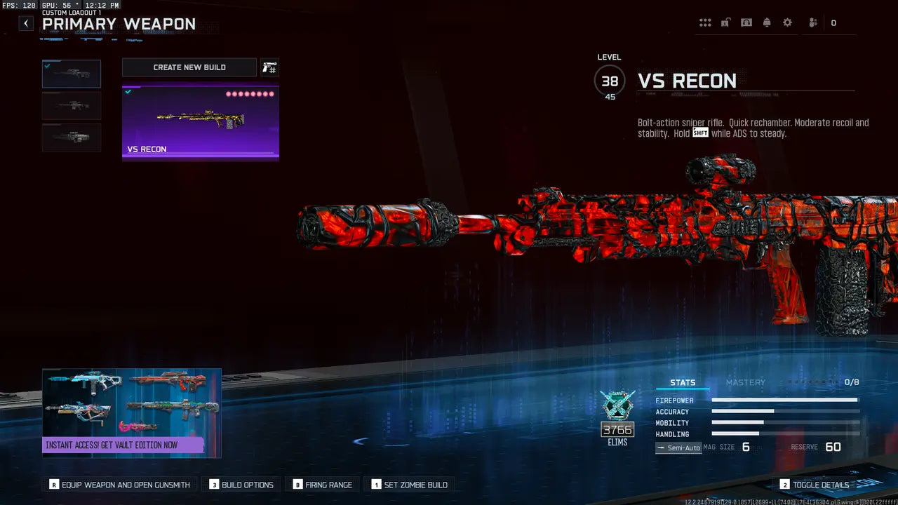 BO7 I 30 Infestation Camo Unlocked I 450+ Camos | All Guns Unlocked | Prestige 1 | Level 55 | Linkable: Steam / Battle.net / PS / Xbox | Full Access (No Restrictions / No Bans) |