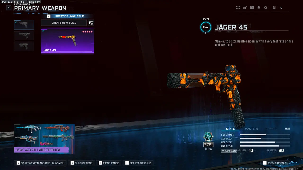 BO7 I 30 Infestation Camo Unlocked I 450+ Camos | All Guns Unlocked | Prestige 1 | Level 55 | Linkable: Steam / Battle.net / PS / Xbox | Full Access (No Restrictions / No Bans) |