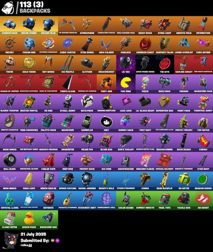 🎯[PC/PSN/XBOX]🎯 107 skins 🔥 Gold Brutus ✨ Gold Meowscles ⚡ Gold Midas 🔥 Carbon Commando 🚨 Trilogy 🚨 Royale Bomber ✨ Point Patroller 🔥 The Origin ⚡Snap |✔️ 50 VB