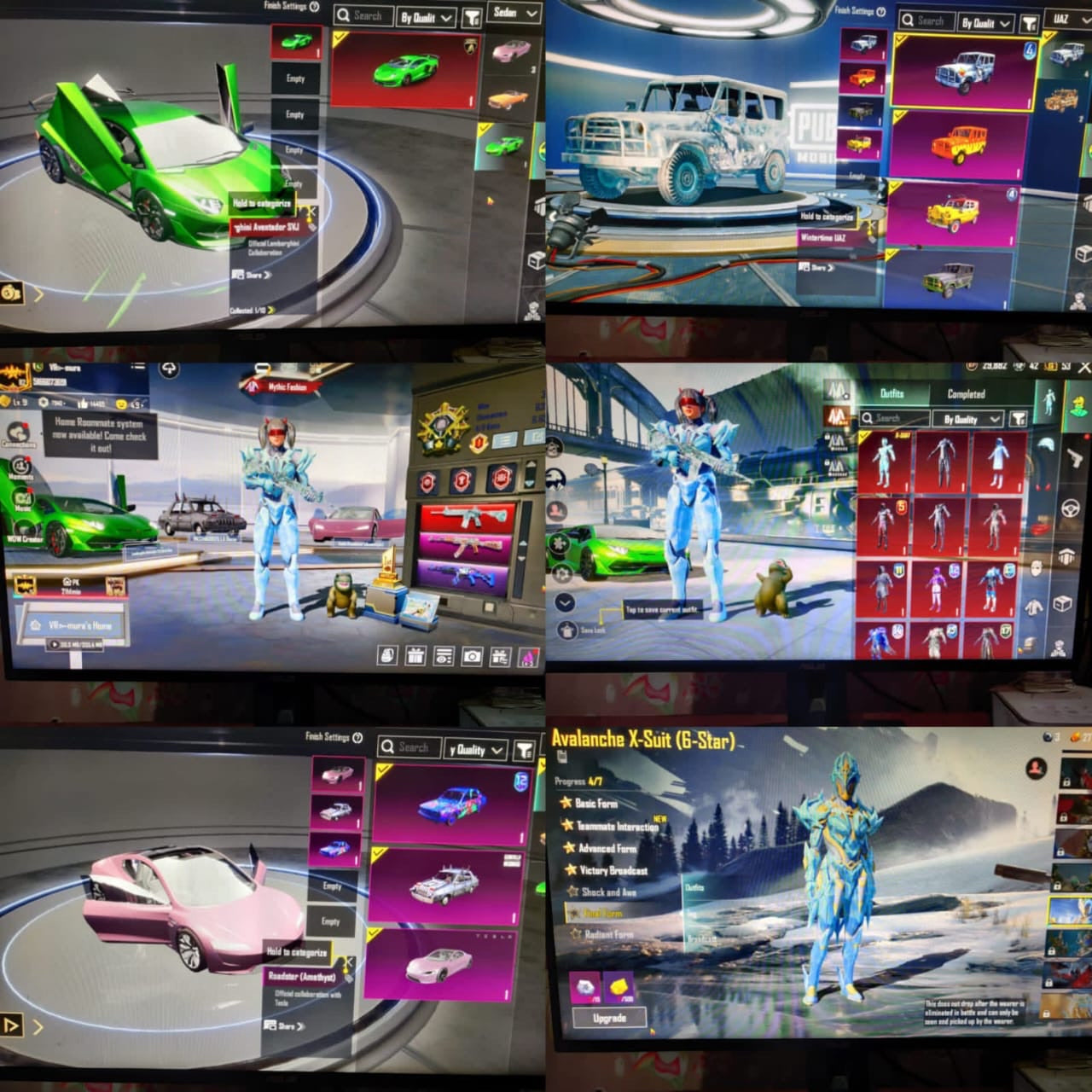 M416 GLACIER MAX | LAMBORGHINI + TESLA | AVALANCHE 4★ X-SUIT | 90 MYTHIC FASHION | | 19 GUN LABS | #V9P3M6L