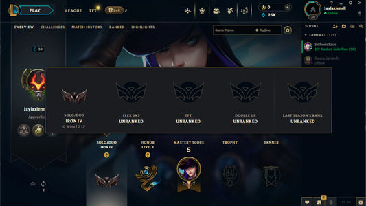 Buy Iron IV 0% WR [LAN] 💲 20 Champion 💲 30 Level 💲 25k BE 💲 Full Access 💲 Unverified Mail 💲 Instant Delivery #Q7H4N1T