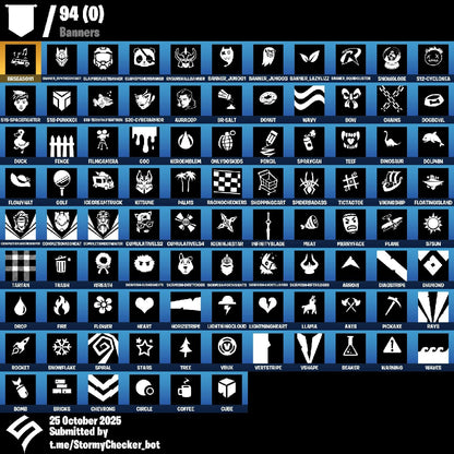 [PC/XBL/PSN]?28 Skins?Blue Team Leader?Blue Striker?Prodigy?Blitz Knight?Pig the Butcher?Default Pickaxe?Outlaw's Whipknives?Storm's Maw?BRSeason1?200 VB