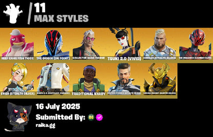 33 skins | The Imagined | Cyclo | Kado Thorne | The Origin | Krrsantan | Ahsoka Tano | Doctor Strange