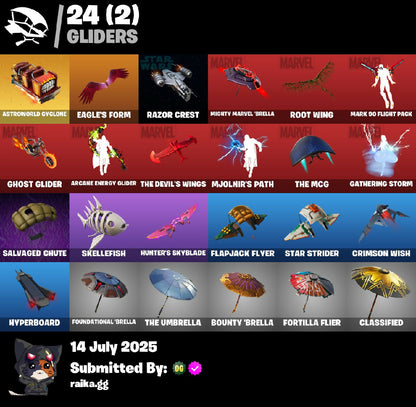 ?[PC/PSN/XBOX]? 27 skins ⚡ Predator | Menace | Mandalorian | Doctor Doom | Wolverine | Storm | Ravenpool | Tony Stark | Jennifer Walters | Ghost Rider | Thor | 150 VB