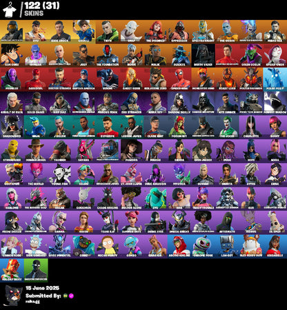 ?[PC/XBL/PSN]? 122 skins ? Master Chief (Matte Black) | Ryu | Eddie Brock | Chun-Li | Twyn | Snap | The Imagined | Oppressor | Spectra Knight | The Origin | 1550 VB