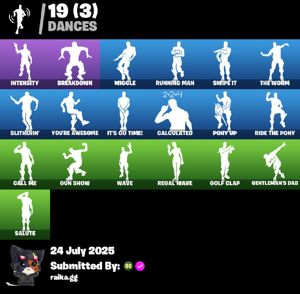 24 skins | Blue Squire | Royale Knight | Drift | Ragnarok | Calamity | Wild Card | Gear Specialist Maya | Wukong | Hollowhead | Sledgehammer | 450 VB