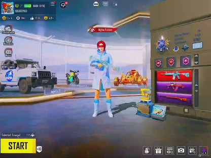 🔫 M416 Glacier Max ❤️ THE GLACIER RARE SET 🌹 MYTHIC FASHION TITLE 85 🌹 ARTIC WOLF BUDDY OPEN 🔫 Ump45 Marine Max