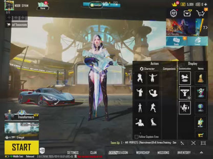 ♦️DOUBLE SPORTS CAR 🚘 ♦️1x ULTIMATE SET 🔫M416 GLACIER MAX ♦️LOADED INVENTORY ♦️24 x GUNLAB ♦️ACC LVL 85