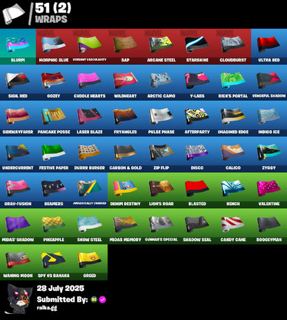 84 SKINS | GOLD MIDAS | GOLD BRUTUS | FNCS HOLOFLAIR | CANDY AXE | TAKE THE ELF |HOT MARAT | ORANGE JUSTICE | POINT IT OUT | VERVE