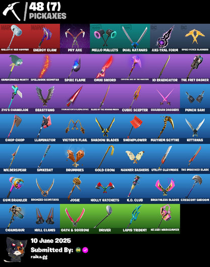 ?[PC/PSN/XBL]? 51 skins ? Marshmello ? Spiderman? Ryu ? Joey ? Menace ? Raz ? Ronin ? Kymera ? Predator ? The Origin ? The Imagined ? The Foundation ? Spire Assassin ? Hunter