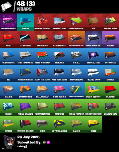 ? 66 skins | Gold TNTina | Gold Meowscles | Gold Brutus | Gold Midas | Eternal Knight | Gear Specialist Maya