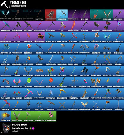 [PC/PSN/XBL] 91 skins ? Take The L | End Zone | Zenith | Dire | Hybrid | Drift | Blackheart | The Visitor | Ragnarok | Son Goku | Lynx | Shogun | A.I.M. | 500 VB