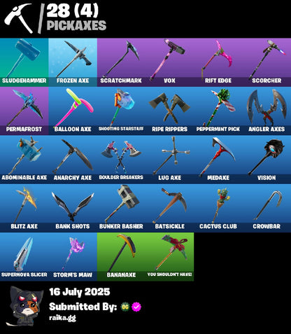 [PC/PSN/XBOX] 46 skins | Blue Striker | Rogue Agent | Power Chord | Drift | Zenith | Raven | Ragnarok | Rox | Sentinel | Lynx | Rippley vs Sludge | Snowfoot | 300 VB